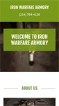 Mobile Screenshot of ironwarfare.com